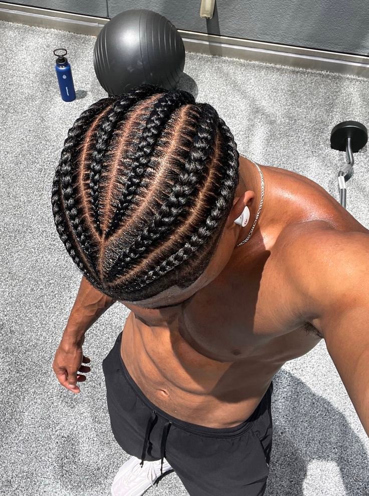 Stitch Braids — Men — Lydia's Braiding, Hyattsville MD