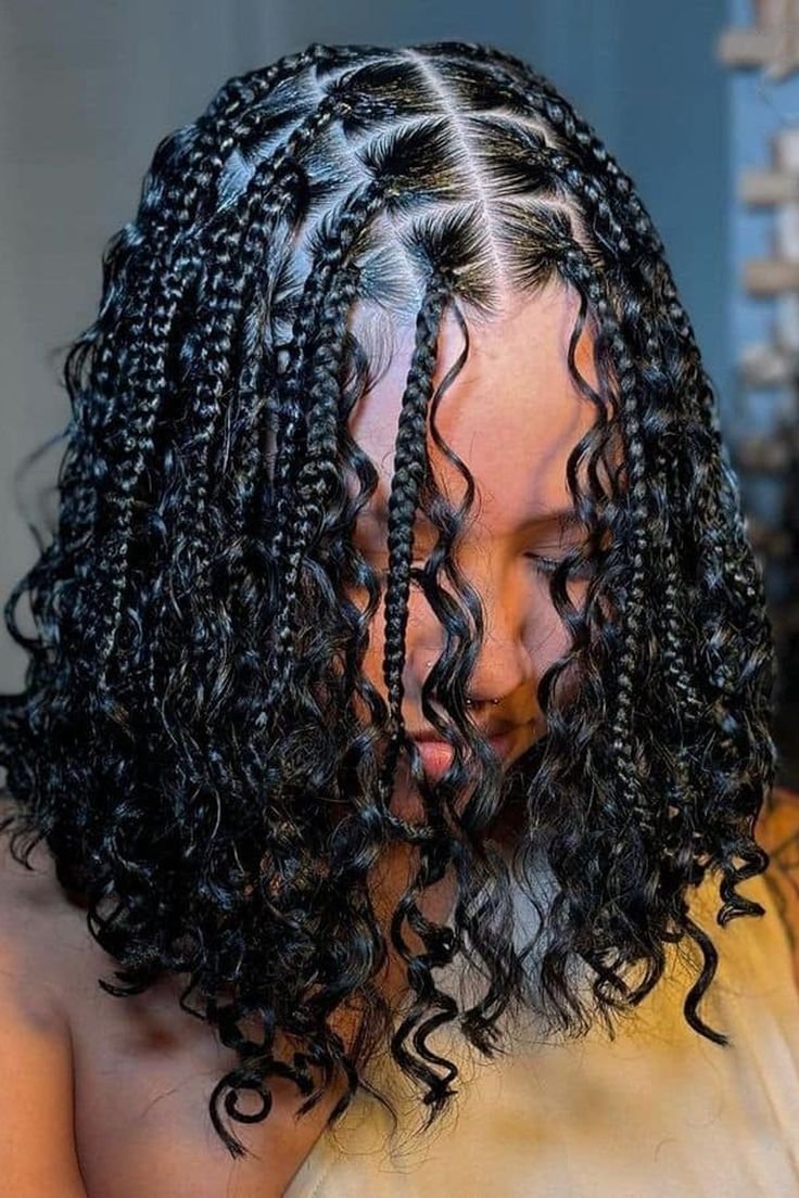 Bohemian Knotless Braids — Lydia's Braiding, Hyattsville MD